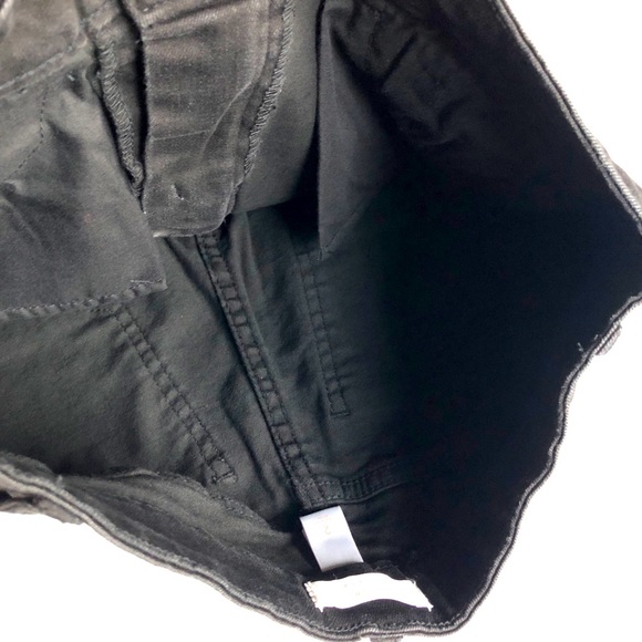 LC Cuffed Jean Shorts Size 2 Black Women’s - Picture 8 of 16